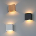 thumbnail image 2 of Lámpara de pared LED moderna de 6 W, lámpara de pared minimalista para interiores, iluminación para sala de estar, dormitorio, pasillo, aplique de pared, luminaria de aluminio, 2 of 5