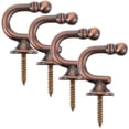 thumbnail image 2 of 4Pcs Curtain Tieback Hooks Heavy Duty Metal Ball End Tie Back Hooks Curtain Hold Back Hooks, 2 of 7