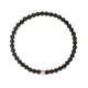 thumbnail image 1 of Pulsera 925-ágata negra tamaño medio 4mm., 1 of 5