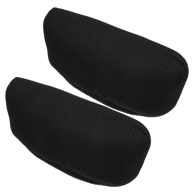 TABLZONE 2Pcs Black Underarm Crutch Covers Cotton Sponge Padding Breathable Mesh for Home Use