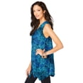 thumbnail image 4 of Roaman's Women's Plus Size Sleeveless Angelina Tunic, 4 of 6