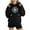 Black, variant on Yangnuo Womens Polka Dots Comfy Casul Trendy Hoodies Women's Fashionable Loose Casual Long Sleeved Sweatshirt Hooded Pocket Hoodie Solid Color Top