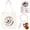 White-D, variant on Canvas Tote Bag Floral Embroidery Kit, with Pattern Hoop Color Threads and Tool for Beginners, Arts and Crafts Supplies for Adults Handmade Gift, White Canvas Shoulder Tote for Daily Use