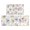 Pioneer Flower Floral-3, variant on Pioneer Flower Floral Print Pattern Kitchen Rugs Sets Of 2,Anti Fatigue Kitchen Mat Rugs Non Slip Washable,Decorative Kitchen Floor Mats for Kitchen,Sink,Laundry,17"x30" 17"x47"