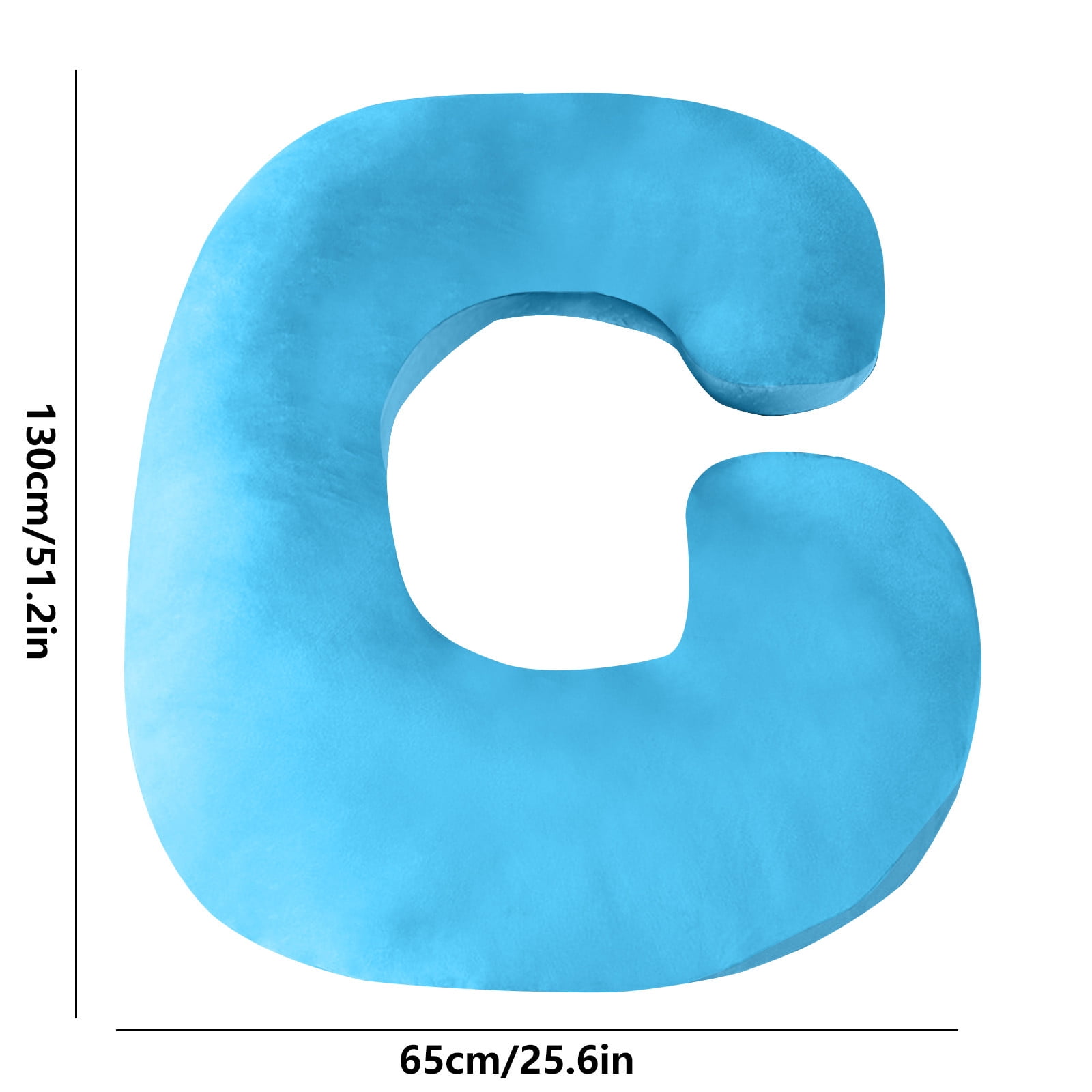 Premium Ultra Soft Pregnancy Pillow, C Shaped Full Body Pillow Maternity Pillow for Women 51.2 inch, Pregnancy Pillows for Sleeping Pregnant Must Have with Jersey Removable Cover