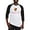Black/White, variant on CafePress - Delta Chi Vertical Color Logo Baseball Jersey - Cotton Baseball Jersey, 3/4 Raglan Sleeve Shirt
