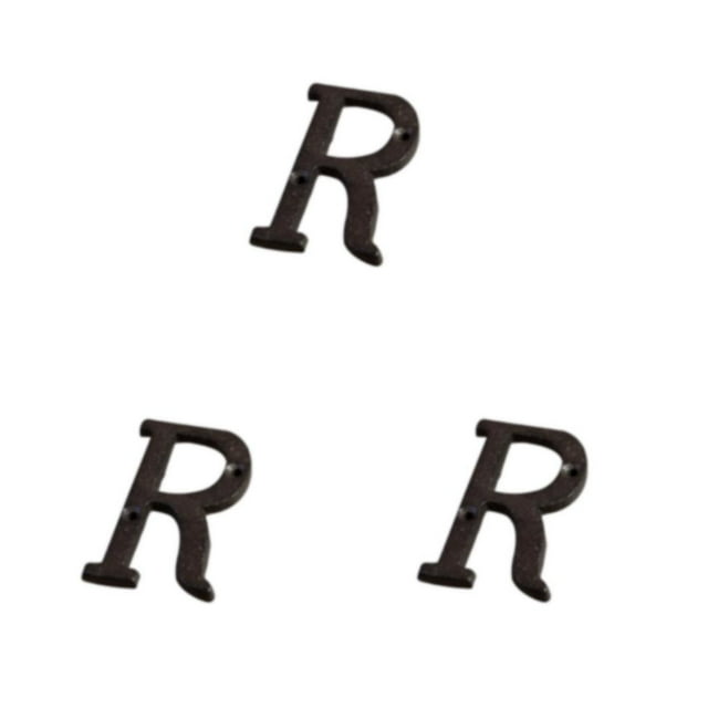 Baohd Iron Decoration Doorplate Easy To Install And Wide Range Of Uses For Door R 3Set