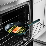 Thyme & Table 12-Piece Ceramic Non-Stick Granite Collection, Non-Toxic Cookware Set, Pots and Pans Set - Hunter Green