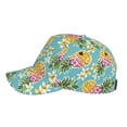 thumbnail image 5 of Balery Baseball Cap Adjustable Size for Running Workouts and Outdoor Activities All Seasons Dad Hat(Cute Pineapples), 5 of 9