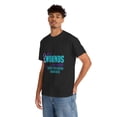thumbnail image 7 of Wound Teal&Purple Ribbon Suicide Prevention Awareness T-Shirt ID-0628-DJ0L, 7 of 7