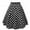 Black, variant on Black and Friday Clothing Sales Idoravan Women's Basic Versatile Skirt Women Vintage Pleated Skirt Polka dot skirt A-line Printed Mid Skirts
