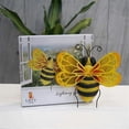 thumbnail image 2 of 2PCS Metal Bee Wall Art Bee Outdoor Decor Hanging Garden Wall Decor, 2 of 5
