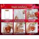 thumbnail image 4 of 12 Sheets of Valentine's Day UV DTF Cup Wrap Transfer Sticker, Valentine's Day Rub on Transfers Sticker for Furniture Waterproof Decals for Cups DIY C, 4 of 5