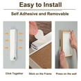 thumbnail image 4 of 30x16mm Picture Hanging Strips, 64 Pairs Poster Strips Self Adhesive for Hanging Pictures Posters, White, 4 of 7