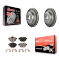 thumbnail image 1 of Transit Auto Rear Coated Disc Brake Rotors and Semi-Metallic Pads Kit for Car BMW 535i xDrive 528i 535d ActiveHybrid 5 KGF-101571, 1 of 11