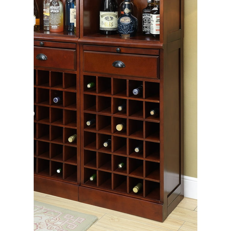 Classic Cherry Wall Bar Unit