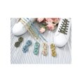 thumbnail image 5 of Shiny Colorful Metallic Laces, Flat Thin Glitter Shoe Laces 2 Pairs Style-01 60cm/23.6", 5 of 5