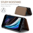 thumbnail image 4 of ShieldPlus for iPhone SE 3rd Gen & 2nd Gen, iPhone 8 & iPhonoe 7 Wallet Case with RFID Blocking Card Holder,Durable Kickstand Shockproof Phone Case for iPhone SE 2022 /2020 / iPhone 8/7 4.7",Brown, 4 of 7