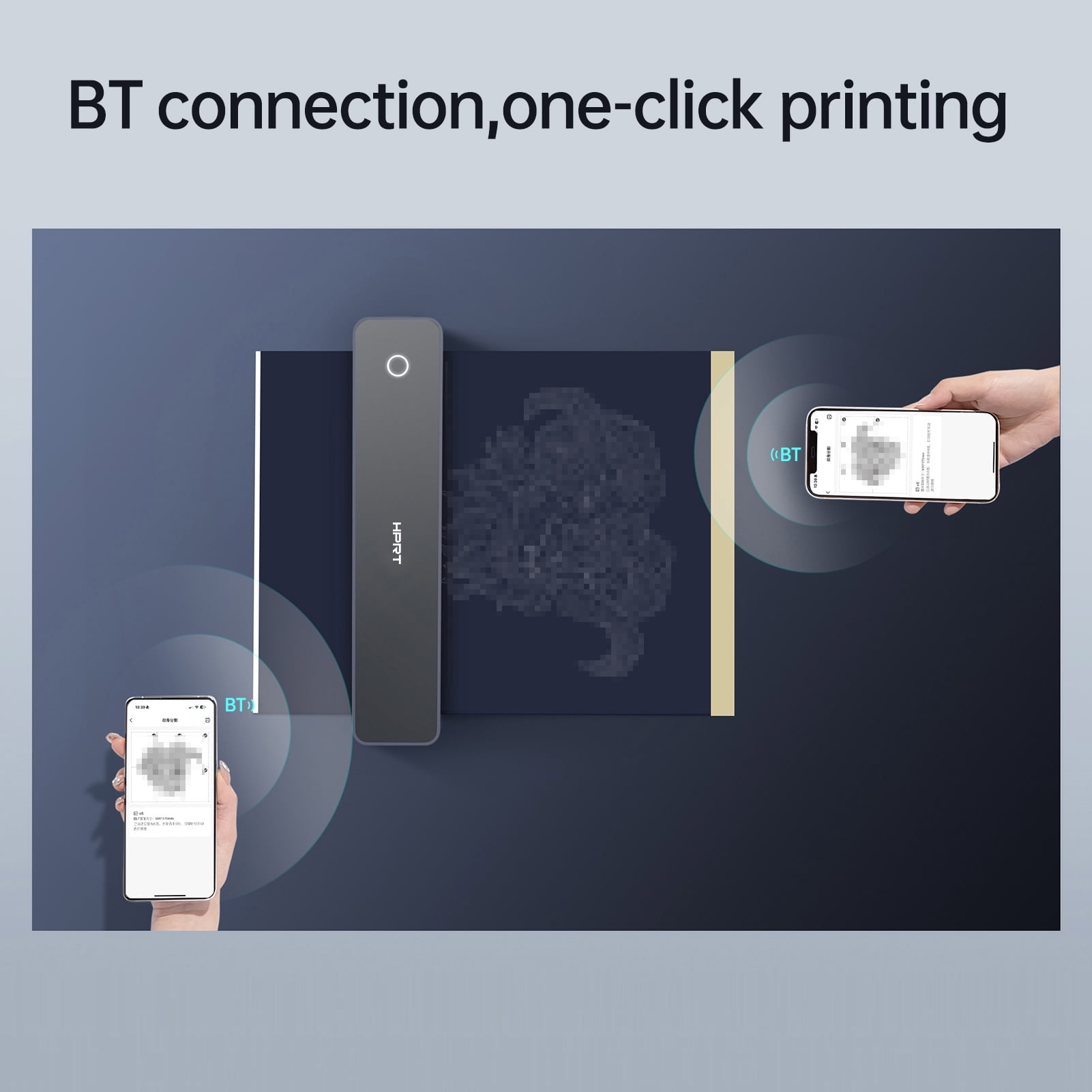 Shieny Tattoo Stencil Printer with 10pcs Transfer Paper, Thermal Printer ,107mm/210mm/216mm/ US Letter Thermal Paper for Tattoo Artists & Beginners, Compatible with Phone/Tablet/PC