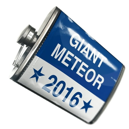 

NEONBLOND Flask Funny Election Sign Giant Meteor 2016