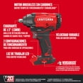 thumbnail image 4 of Llave de Impacto Inalámbrica de 1/2'' 20V CRAFTSMAN CMCF920B, 4 of 11