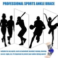thumbnail image 2 of Orthomen Ankle Compression Sleeve Support Brace for Plantar Fasciitis, Achilles Tendonitis, Heel Pain Relief (Blue/S), 2 of 6