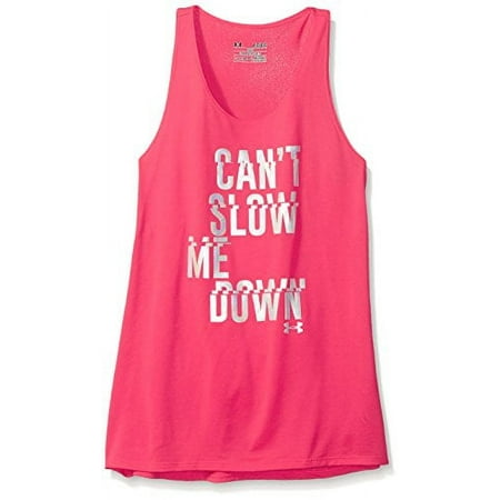 Girls' Under Armour Can't Slow Me Down Tank, Constellation Purple (530), Youth X-Small