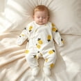 thumbnail image 6 of Xyant Unisex Baby One Piece Romper Soft Cotton Sleepwear Soft Pajamas Footed Jumpsuit for Infant Boys Girls 0-6 Months, 6 of 7