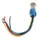 thumbnail image 1 of Interruptor de Botón Momentáneo de 5/8 Pulgadas 12V, Interruptor de Botón Marino Impermeable con LED para Automóvil Blanco Sunnimix Interruptor de botón pulsador LED de metal, 1 of 6