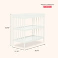 thumbnail image 2 of Dream On Me Sleepy Little Sloth Changing Table, Free Changing Pad Included, White, 2 of 6
