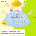 thumbnail image 3 of Conjunto de piezas de chaleco y correa de arnés de animales pequeños, chaleco de arnés de pecho para mascotas pequeñas, chaleco para caminar para conejo, hurón, conejo, taza de té, caniche, gatito Ormromra 220891-2, 3 of 8