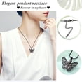 thumbnail image 3 of Butterfly Urn Necklaces for Ashes Moonstone / Abalone Shell Butterfly Cremation Jewelry Ashes Keepsake Memorial Urn Locket for Ashes Cremation Necklace for Women Men, 3 of 7