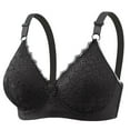 thumbnail image 1 of Puntoco Bralettes para mujer Sujetadores sexys cómodos de encaje ventilados sin aros de acero para mujer, 1 of 2