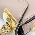 thumbnail image 5 of Pre-Owned Valentino Garavani Rockstud Chain Women's Leather Shoulder Bag Pink Beige, 5 of 20