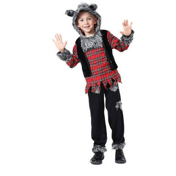 Boy Outfits Piece Kids Hungry Howler Werewolf Shaped Stage Performance Clothing Set Cool Multicolour Sizes 2-3 Boy Clothes