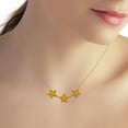 thumbnail image 2 of Galaxy Gold 14K Solid Gold Natural Citrine Pendant Necklace for Women - Rose Gold Fine Jewelry, 2 of 2