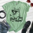 thumbnail image 2 of Shiba Inu Mom, Unisex Women's Shirt, Shiba Inu Owner, Funny Dog Mom Gift, Heather Apple Green, Medium, 2 of 6