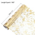 thumbnail image 2 of Uxcell Gold Table Runner 11" x 180", Metallic Foil Thin Mesh, 2 of 5