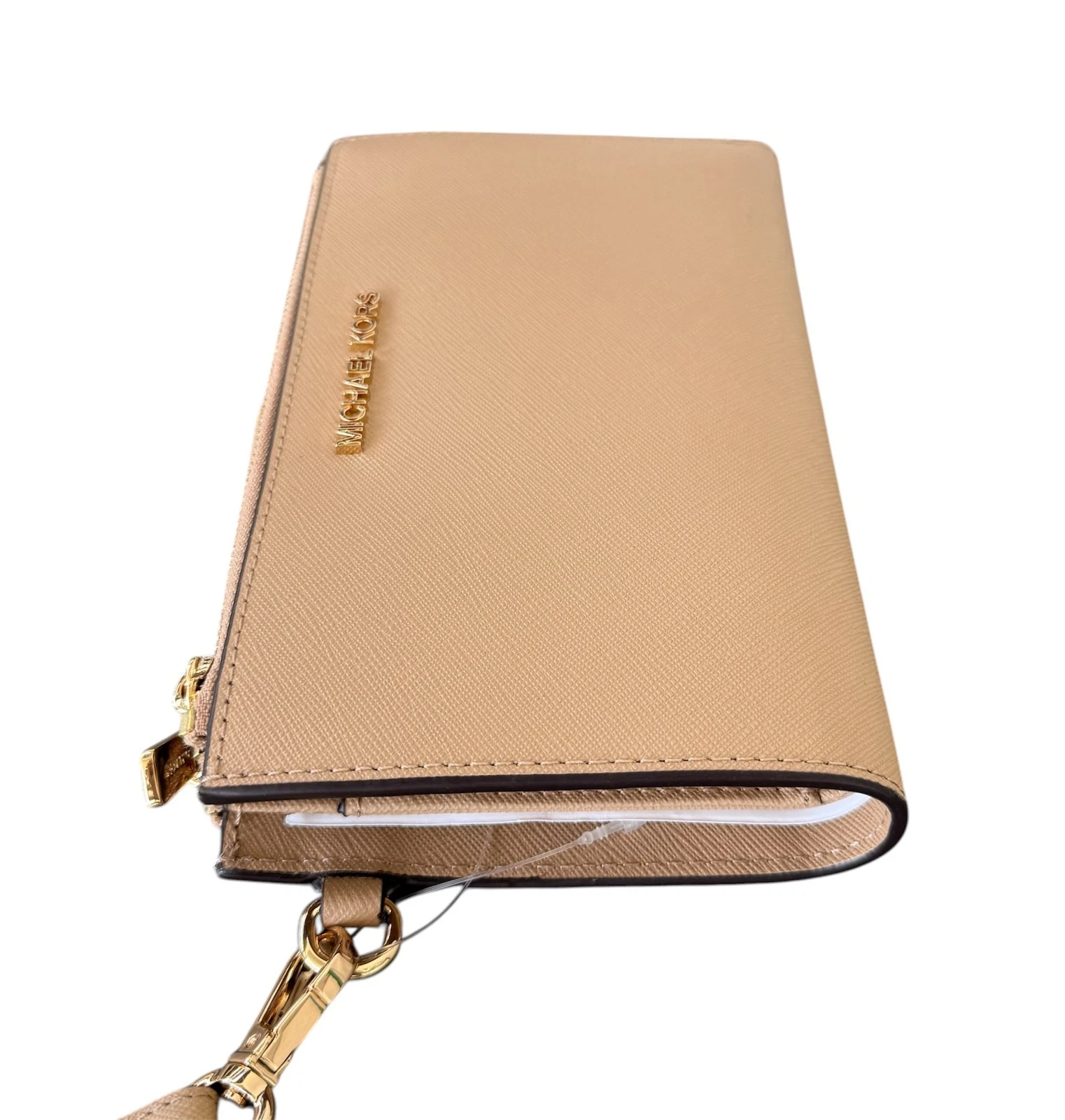 Michael Kors Women's Jet Set Large Ombré Signature Logo Double Zip