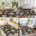thumbnail image 4 of Area Rugs 5'x7', Brown Blue Coastal Carpet Runner Indoor Outdoor Rugs Home Decor Aesthetic, Summer Beach Sea Turtle Starfish Nautical Non Slip Mats Washable Accent Rug for Living Room Bedroom, 4 of 8