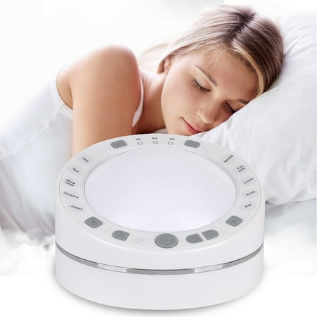 10 Soothing White Noise Sound Machine Sleep Therapy Sound Relax Lamp Timing