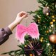 thumbnail image 2 of Decoraciones Del Árbol de Navidad: Decoraciones de Fiesta de Bricolaje con Arco de Navidad de Pelo Largo, 2 of 5