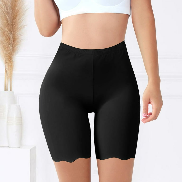 VNKIDY Versatile Women Shorts Summer Thin Ice Silk Pants Wave
