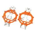 thumbnail image 1 of Tacos para Crampones Puños para nieve Tacos de Protección segura Caminar Senderismo sobre nieve Barro Naranja_M Macarena Tacos de hielo para nieve, 1 of 8