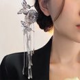 thumbnail image 4 of Épingle à Cheveux Chinoise en Forme de U, Épingle à Cheveux à Pompon Papillon, Épingle à Cheveux en Métal, 4 of 8