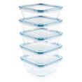 thumbnail image 4 of Snapware Piece - Juego de recipientes de Vidrio para Almacenamiento de Alimentos con Tapas de pl&aacute;stico, 10 Unidades Snapware NA, 4 of 7