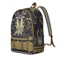 thumbnail image 2 of Boho Style Paisley Print Bookbag, Durable College School Backpack with Laptop Compartment, Multiple Pockets, Perfect Gift for Teens, 2 of 5