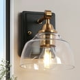 thumbnail image 6 of LNC Lainanger 6.3-in W 1-Light Polished Gold Modern/Contemporary LED Wall Sconce, 6 of 14