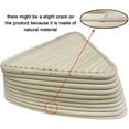 thumbnail image 4 of CANDeal 16CM Triangle Banneton Proofing Baskets for Sourdough Bread, Wicker Cane Brotform Set Dough Cutter, Silicone Scraper & Cloth Liner, Cane Bread Proofer for Rising, Bread Rising Bowl Basket, 4 of 9