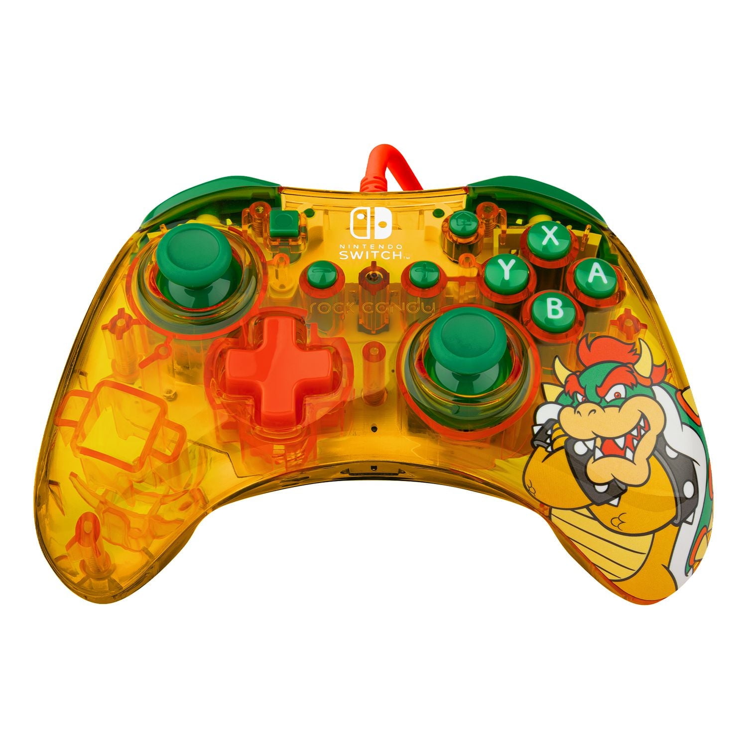 PDP Manette filaire Rock Candy™: Lemon Bomb Bowser - Nintendo Switch PDP Rock Candy W CTRL Bowser